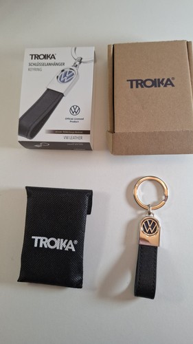 Volkswagen leather keyring - volkswagen,