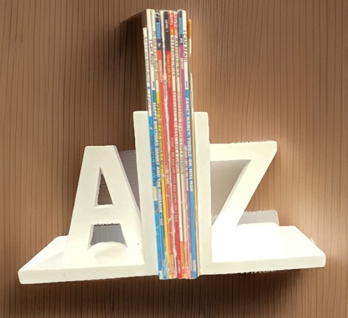 White bookends books - white, z