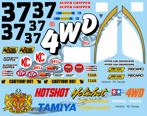 Vintage hotshot decals - vintage,
