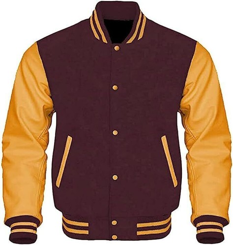 Maroon wool real - maroon, golden