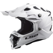 LS2 MX700 SUBVERTER EVO OFF ROAD MOTOCROSS MOTORCYCLE QUAD HELMET GLOSS WHITE