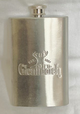 Glenfiddich Whisky Stainless Steel 5.5oz Hip Flask