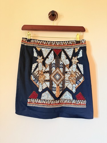 French connection black aztec - french,