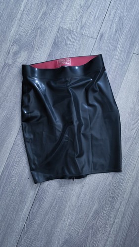 Simon latex skirt - latex, zip