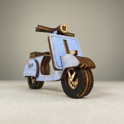 Retro scooter ornament - scooter, diy
