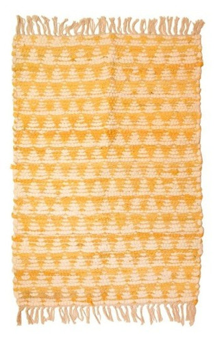 Rag rug shared - rug, yellow