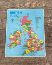 British Isles Puzzle Wooden