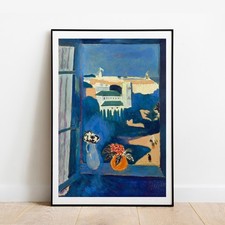 Matisse View from a Window Tangier fine art giclee print poster wall art vintage
