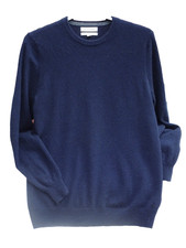 Marks & Spencer Dark Navy 100% Cashmere  Crew  Neck  Jumper Sweatshirt
