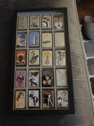 Zippo display case job - in,