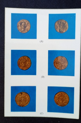Postcard anglo saxon - anglo, coins