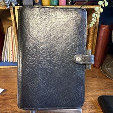 Filofax Organiser Black Blue