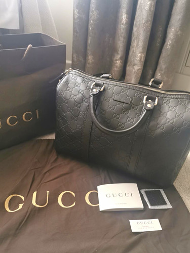 Gucci brown rare logo - brown,
