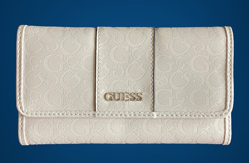 Guess wallet clutch - guess, tan