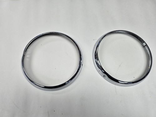 Chrome headlight rims - mg, tf