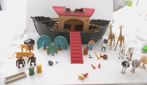 Vintage playmobil ark with - ,