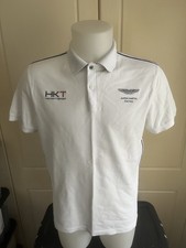 FIA WEC ASTON MARTIN RACING TEAM ISSUE POLO SHIRT MENS LARGE HACKETT - LAST ONE