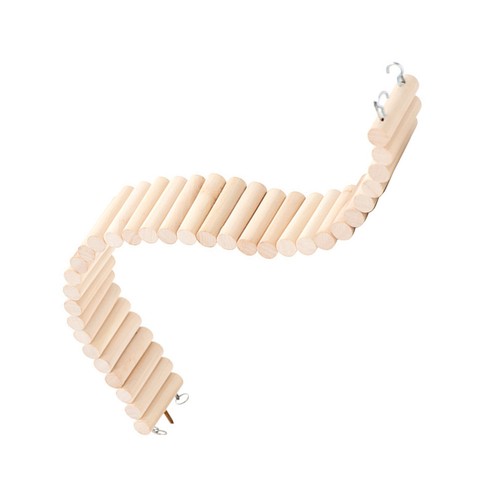 Natural wooden parrot - natural,