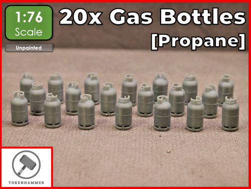 Gas bottles for model - 20,