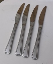 Vintage Viners 4 Winchester Stainless Steel 23cm Table Dinner Knives - Cutlery