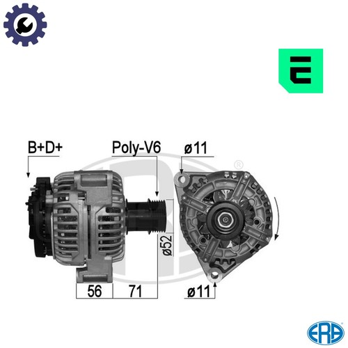 Alternator 209045a for saab - 209045a,