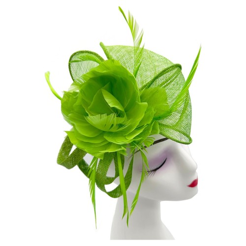 Women sinamay fascinator - sinamay,