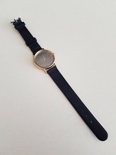Vintage Georg Jensen Gold Plated 350 watch designed by Jorgen Moller circa 1969