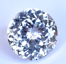 Natural White Sapphire 35.50 Ct Excellent Round Extremely Rare Gemstone