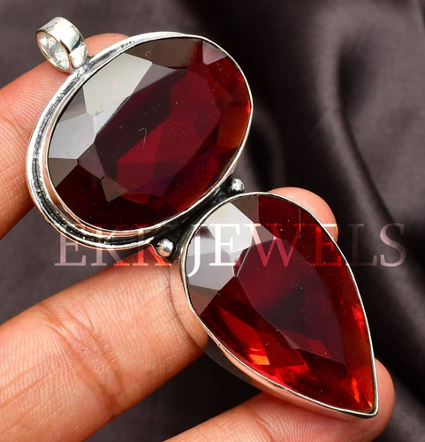 Garnet gemstone handmade - gemstone, 925