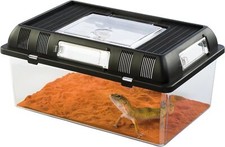 Exo Terra Plastic Transparent Reptile Medium Breeding Box Spider Snake Frog