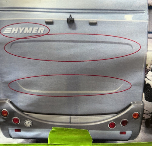 Hymer b504 rear decal - b504,
