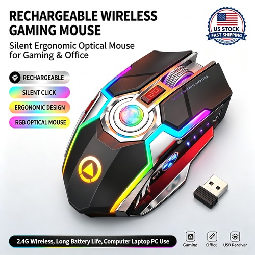 Rechargeable wireless mouse - rechargeable,