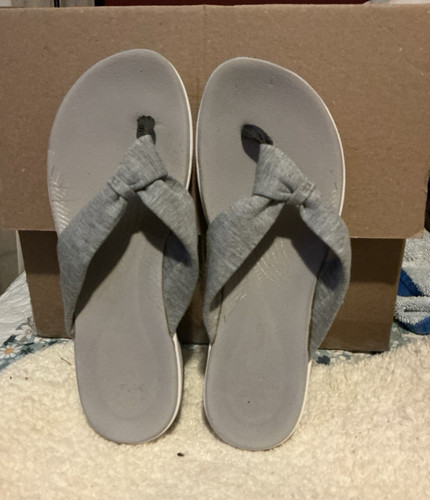 Clarks women gray thong - clarks,
