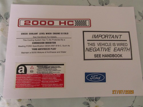 Ford crossflow pinto engine - &,