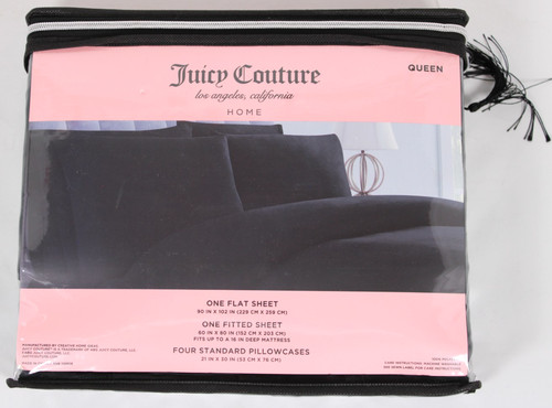 Juicy couture black - queen, 6psc