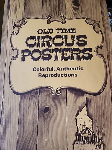 Set old time circus - set, of