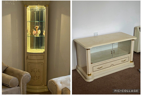 Italian corner cabinet and - italian,