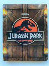 JURASSIC PARK BLU-RAY STEELBOOK | ZAVVI EXCLUSIVE | EMBOSSED | STEVEN SPIELBERG