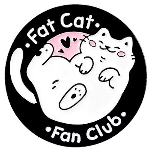 Fat cat fan club - cat,