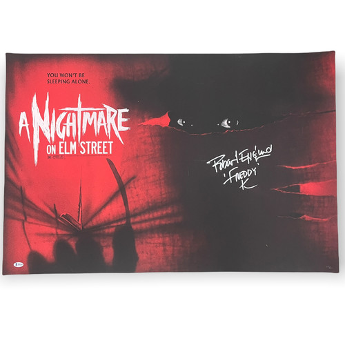 Robert englund signed freddy - robert,