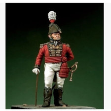 Unpainted 1/32 54mm Resin model Lieutenant British Navy Napoleonic era 1080G