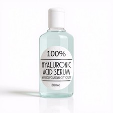  100% Pure Hyaluronic Acid Serum. Made in England. Vegan.