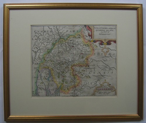 Westmorland antique map by - westmorland:,