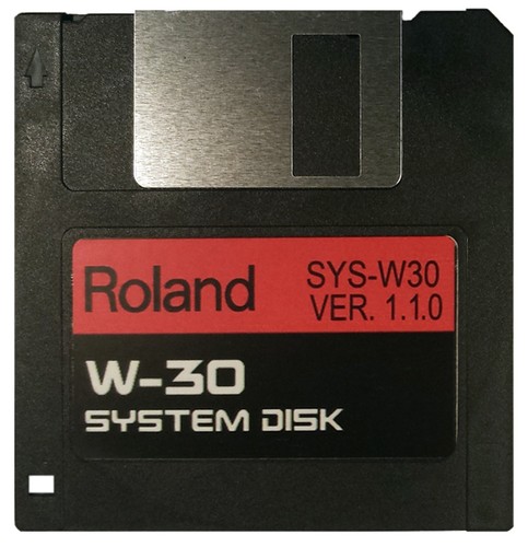 Roland system startup - w-30,