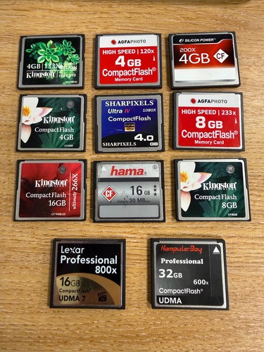 Used compact flash memory - flash,
