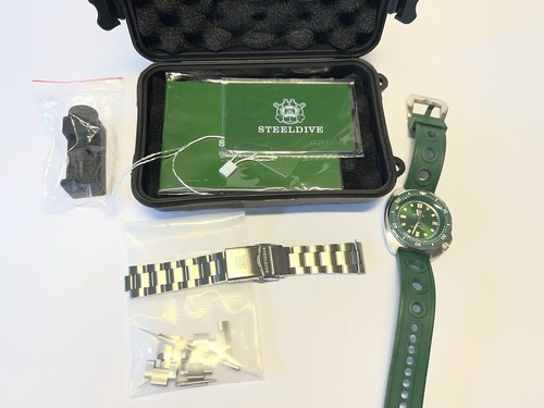 Steeldive dive watch with - steeldive,