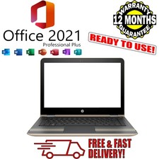 HP Pavilion x360 Convertible Win 11 Office i3 8GB 128GB SSD Touchscreen Laptop