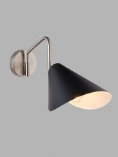 John Lewis Leaf Wall Light, Black Ex Display  No Box