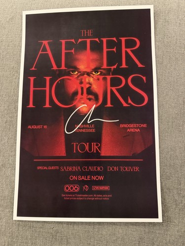 The weeknd tour - weeknd, poster