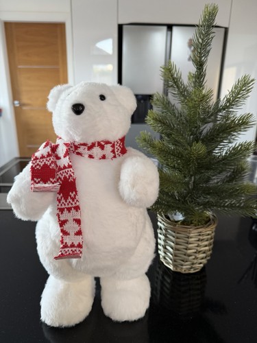 Christmas polar bear - christmas,